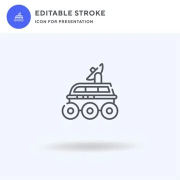 Space Exploration icon vector, filled flat sign, solid pictogram isolated on Stock Illustration