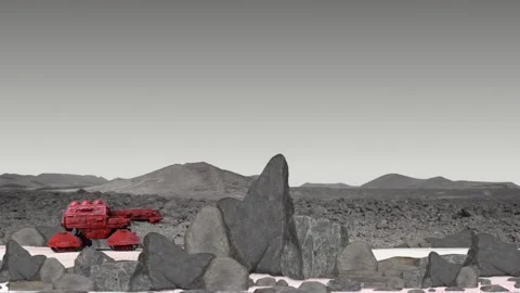 Space Exploration Rover Stock Footage 165994893