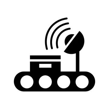 Space Explorer Droid Icon Vector Template EPS10 File Stock Illustration