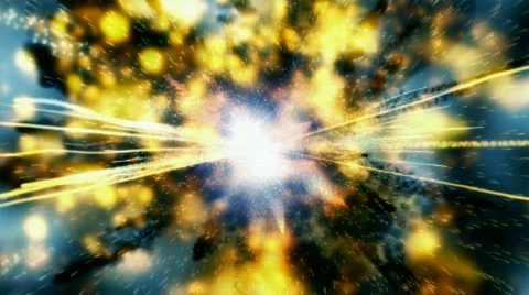 SPACE EXPLOSION Stock Footage 496003