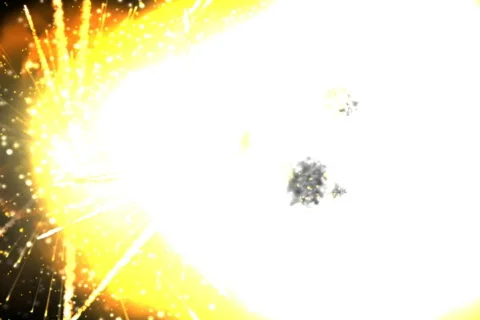 SPACE EXPLOSION Stock Footage 591671