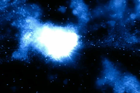 SPACE EXPLOSION Stock Footage 602214