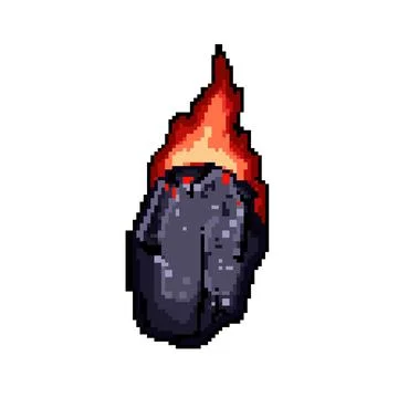 Space falling meteor pixel art vector illustration Stock Illustration