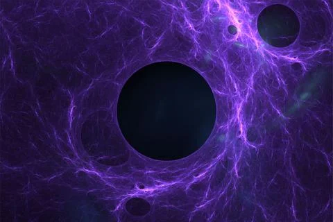 Space, fantasy, electric Stock Illustration