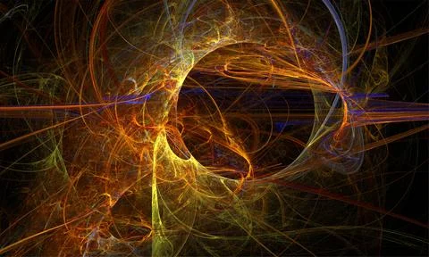 Space, fantasy, electric Stock Illustration