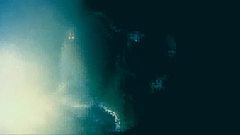 Space fantasy retreating space object Vídeos de archivo 144736252