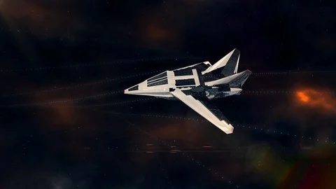 Space Fighter Stock Footage 72656544