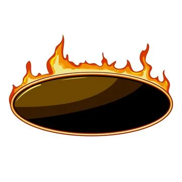 Space fire game button cartoon vector illustration Stock Illustration