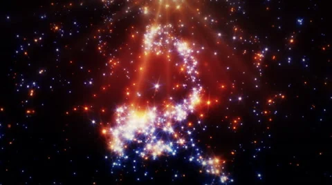 Space Fireworks 1 Stock Footage 41830671