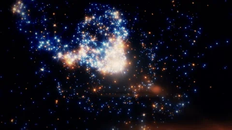 Space Fireworks 2 Stock Footage 41830670