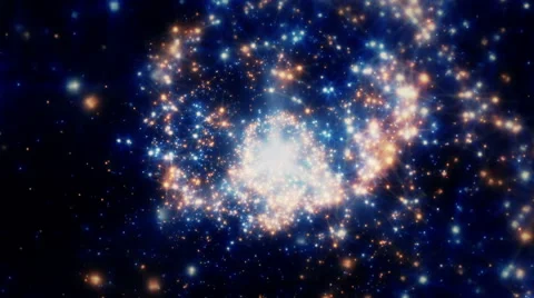 Space Fireworks 3 Stock Footage 41830672