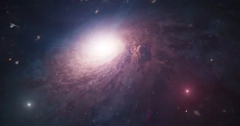 Space flight Approaching Galaxy Stock Footage 237090875