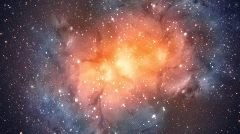 Space Flight Cosmic Nebula Seamlessly Looped Background Stock Footage 47986237