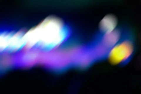 Space flight defocused lights background. Colorful blurred background Stock Photos