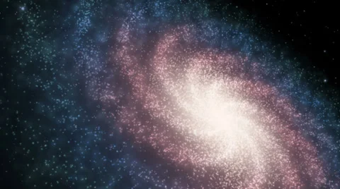 Space Flight. Galaxy Stock Footage 36423304