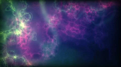 Space Flight Into A Star Field In Galaxy Clouds And Lightning Nebula Stock Illustration