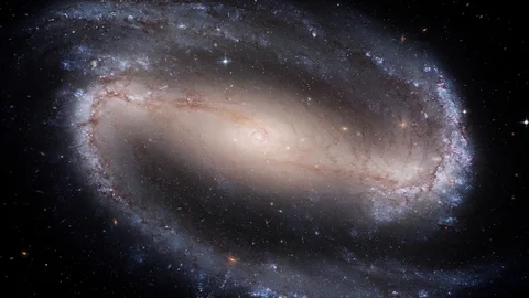 Space flight into a star field. Space flight into the Milky Way Stock-Footage 97957952