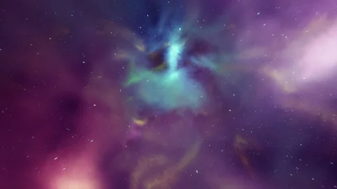Space Flight through Star Field Nebula. Seamless loop. Stock Footage 152094735
