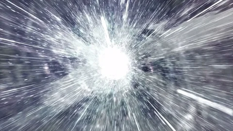 Space Flight Through Stars Vídeos de archivo 76327678