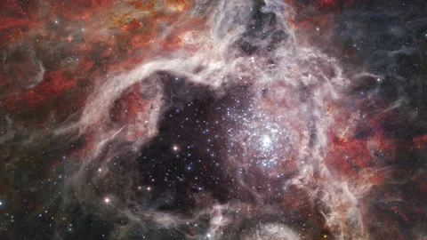 Space flight towards nebula Stock Footage 234901007