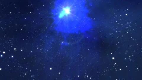 Space Flight towards a Supernova Star Video stock 244918114