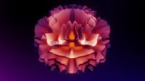 Space flower background Video stock 35285348