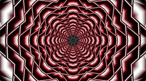 Space Flower Vortex - LoopNeo VJ Loops HD 1920X1080 Stockbeeldmateriaal 40087389