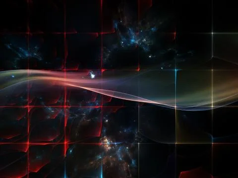 Space Fluctuation Stock Illustration