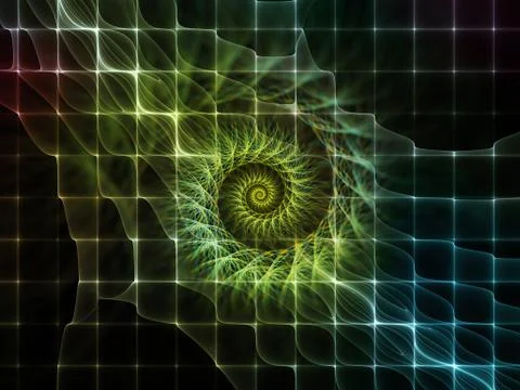 Space Fluctuation Stock Illustration