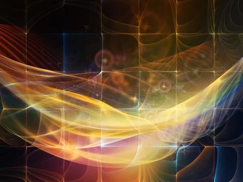 Space Fluctuation Stock Illustration