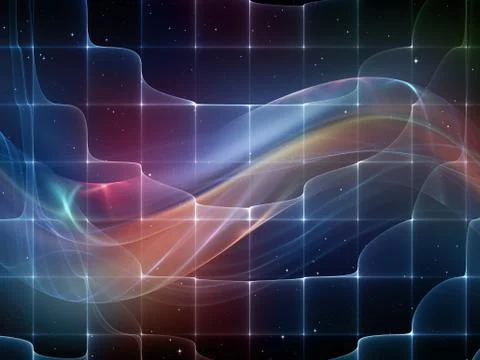 Space Fluctuation Illustrazione stock