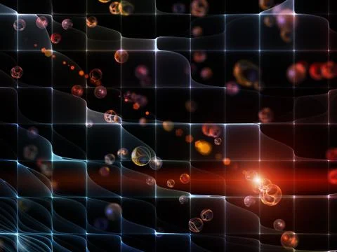 Space Fluctuation Stockillustratie