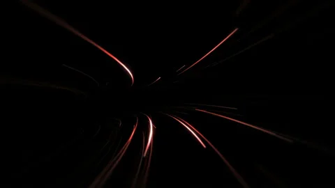 Space Fly with Rotation Stock Footage 108509676