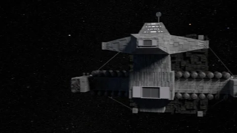 Space freighter Stock Footage 88232334