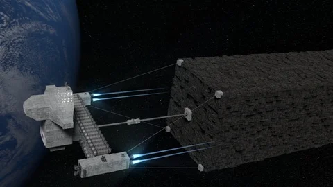 Space freighter Stock Footage 88237784