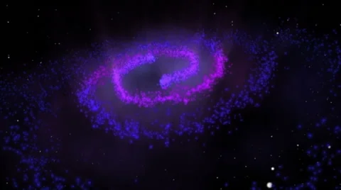 Space Galactic Rotation Stock Footage 41089202