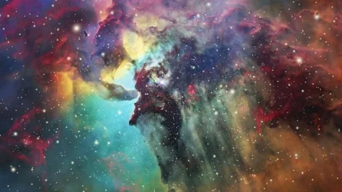 Space Galaxy Background Nebula Stock Footage 314130704