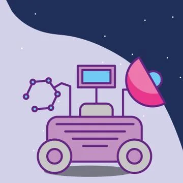 Space galaxy card Stock Illustration