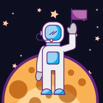 Space galaxy card Stock Illustration