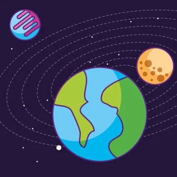 Space galaxy card Stock Illustration