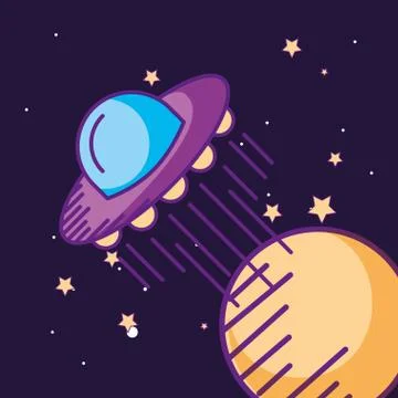 Space galaxy card Stock Illustration