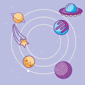 Space galaxy card Stock Illustration