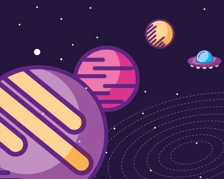 Space galaxy card Stock Illustration