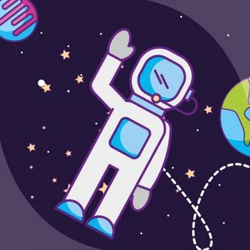 Space galaxy card Stock Illustration