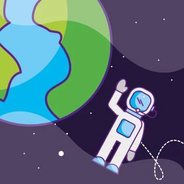 Space galaxy card Stock Illustration