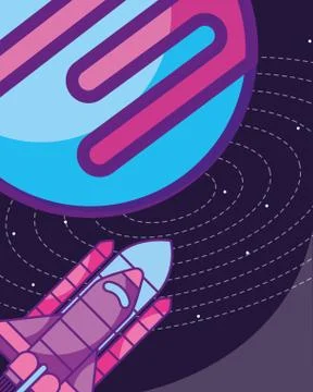 Space galaxy cosmic card Stock Illustration