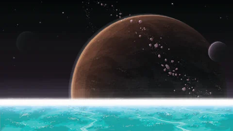 Space Galaxy Game Background Stock Illustration