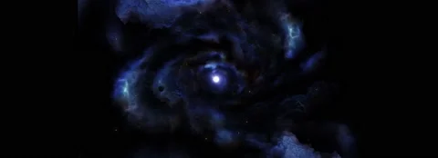 Space Galaxy Giant Star Stock Footage 156647233