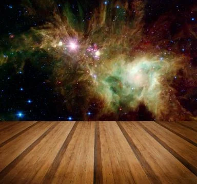 Space galaxy nature background. Elements of this image furnished by NASA Stock Illustration