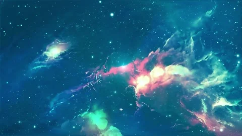 Space galaxy nebula cosmos abstract motion background Stock Footage 340441726